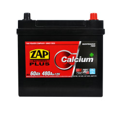 Автомобільний акумулятор ZAP Plus Calcium Asia (560 68) (D23) 60Аh 480А R+ (правий +)