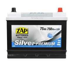 Автомобільний акумулятор ZAP Silver Premium Asia (D26) 75Ah 750A R+ (575 50)