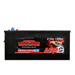 Автомобільний акумулятор SZNAJDER AGM Special (D6) 210Ah 1350A 12V (710 02) L+ (лівий +)