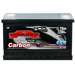 Автомобільний акумулятор SZNAJDER Carbon Start Stop EFB (575 08) (L3B) 75Ah 720A R+ (h175)