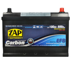 Автомобільний акумулятор ZAP Carbon Start Stop (600 46) EFB Asia (D31) 100Аh 800А R+
