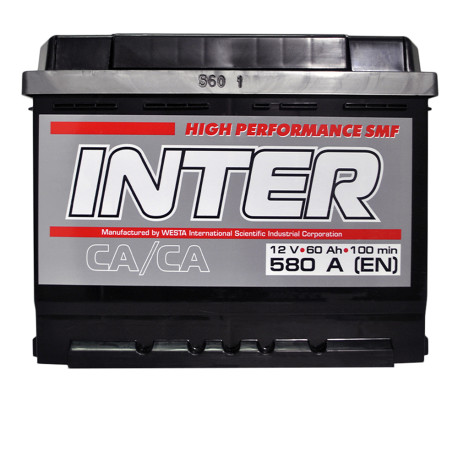 Автомобільний акумулятор INTER High Performance 60Ah 580A R+ (L2)
