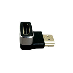 Адаптер Extradigital HDMI to HDMI, 90 Degree, v1.4, Gold