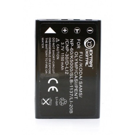 Акумулятор Fuji NP - 60, Samsung SB - L1037/1137, PENTAX D - Li12