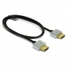 Extradigital HDMI to HDMI, 0.75m, v1.4b, 36 AWG, Gold, PVC, Ultra-Slim