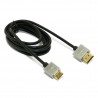 Extradigital mini HDMI to HDMI, 1.5m, v1.4b, 36 AWG, Gold, PVC, Ultra-Slim