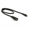 Extradigital OTG USB 2.0 AF / micro USB M, 0.5m, 30 AWG, Hi-Speed