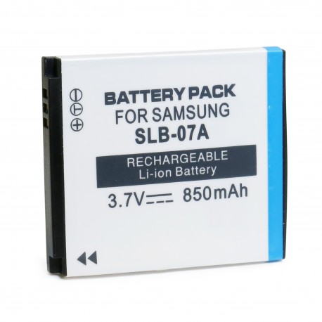 Аккумулятор для Samsung SLB-07A, Li-ion, 850 mAh