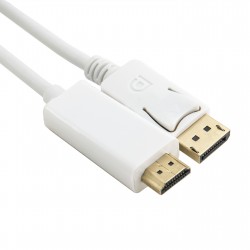 Кабель Extradigital DisplayPort - HDMI 2.0, 2m, 30 AWG, Gold, PVC