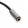 Кабель Extradigital Audio 3.5mm (Plug-Socket), 3m, 30 AWG, Stereo, Gold, PVC