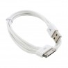 Кабель Extradigital USB to Apple 30-pin, 1m, 28 AWG, White