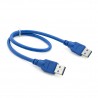 Extradigital USB 3.0 AM-AM, 0.5m, 28 AWG, Super Speed