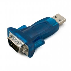 Адаптер Extradigital High-Speed USB 2.0 to Serial RS-232 DB-9, HL-340, Blue, PVC