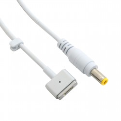 Кабель Extradigital Apple MagSafe2 to PowerBank DC, white, 1.25 m
