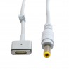 Кабель Extradigital Apple MagSafe2 to PowerBank DC, white, 1.25 m