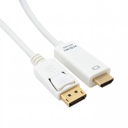 Кабель Extradigital DisplayPort 1.2 - HDMI 2.0, 4Kx2K, 2m, 30 AWG, Gold, PVC