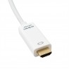 Кабель Extradigital DisplayPort 1.2 - HDMI 2.0, 4Kx2K, 2m, 30 AWG, Gold, PVC