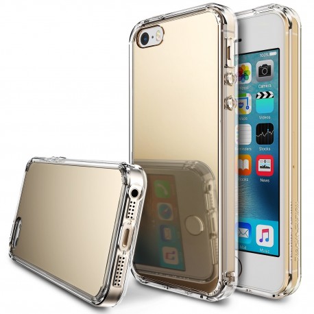 Чехол Ringke Fusion Mirror для iPhone SE/5S/5 Royal Gold (824574)