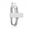 Кабель JCPAL Lightning - Dual USB, 28 AWG, 1.5 m, Nylon, Silver