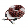 Видео кабель HDMI to HDMI, 20m, Double ferrites, nylon, позолоченные коннекторы, 1.4b V
