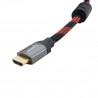 Extradigital HDMI to HDMI, 3m, v2.0, 28 AWG, Gold, Nylon, 2xFerrites