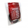 Видео кабель HDMI to HDMI, 1.5m, позолоченные коннекторы, 1.4b